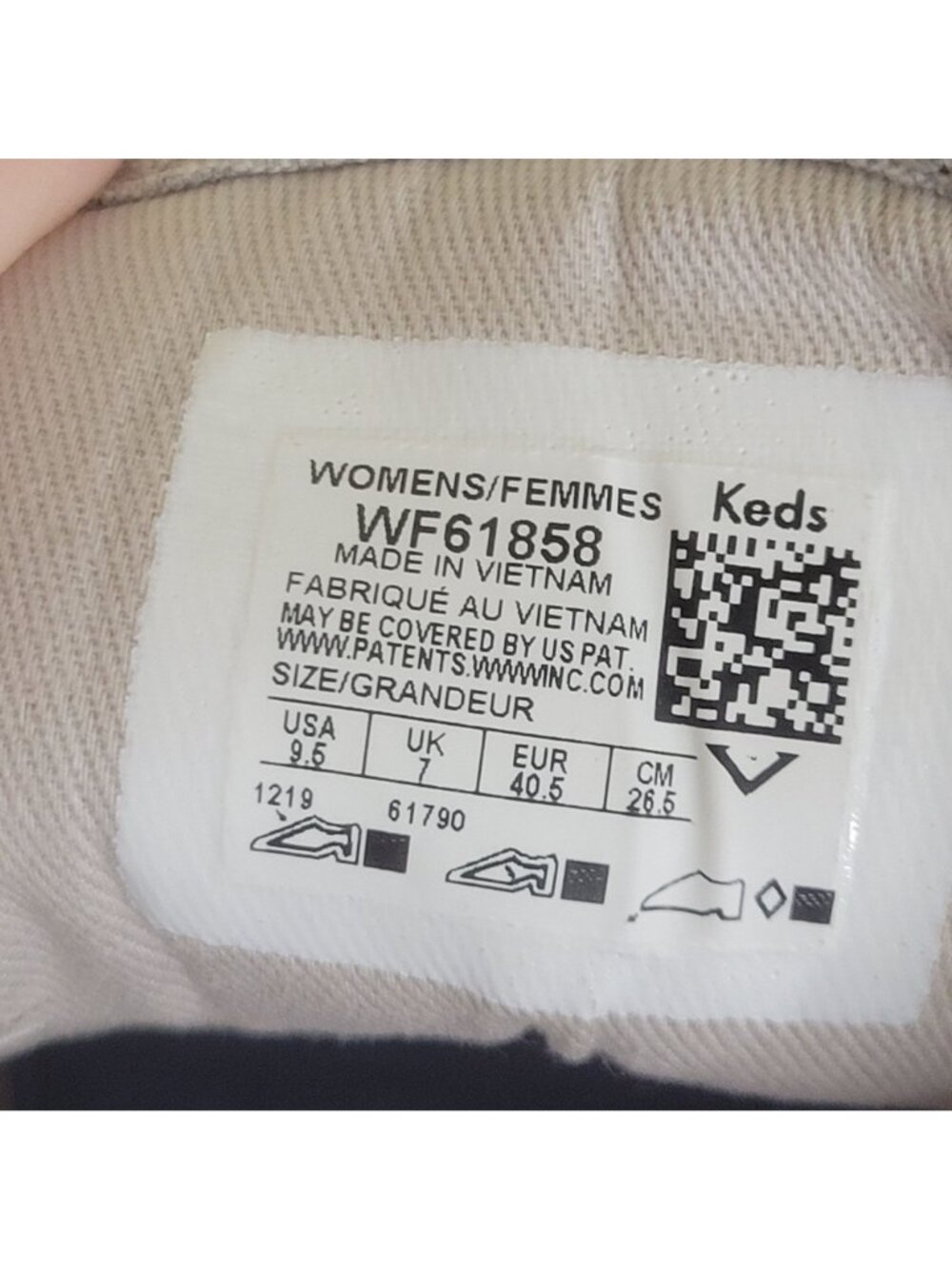 Keds Womens Size 9.5 Shoes Casual Sneakers Center Chambray Lace-Up Dream Foam - Picture 10 of 11